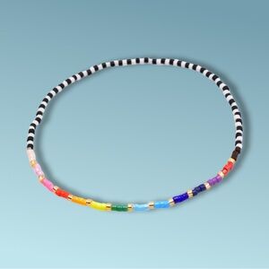 Rainbow Seed Bead Bracelet - Pride - Tiny Beaded Bracelet